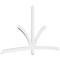 Ekena Millwork Davenport Architectural Grade PVC Gable Bracket, 108"W x 58 1/2"H x 2"D x 4"F, 13/12 Pitch GBP108X59X0204DAV00 - alternate 1